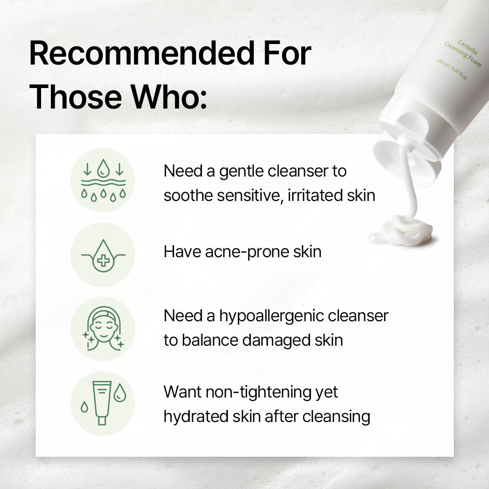 MIXSOON Centella Cleansing Foam