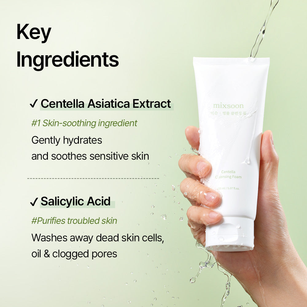 MIXSOON Centella Cleansing Foam