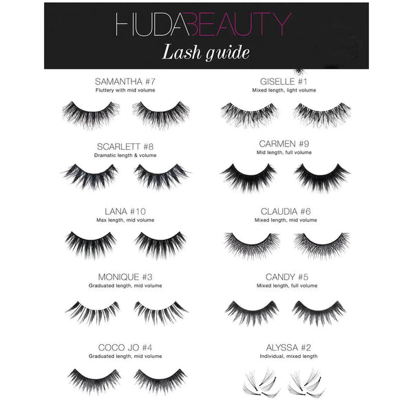 HUDA BEAUTY False Eyelashes