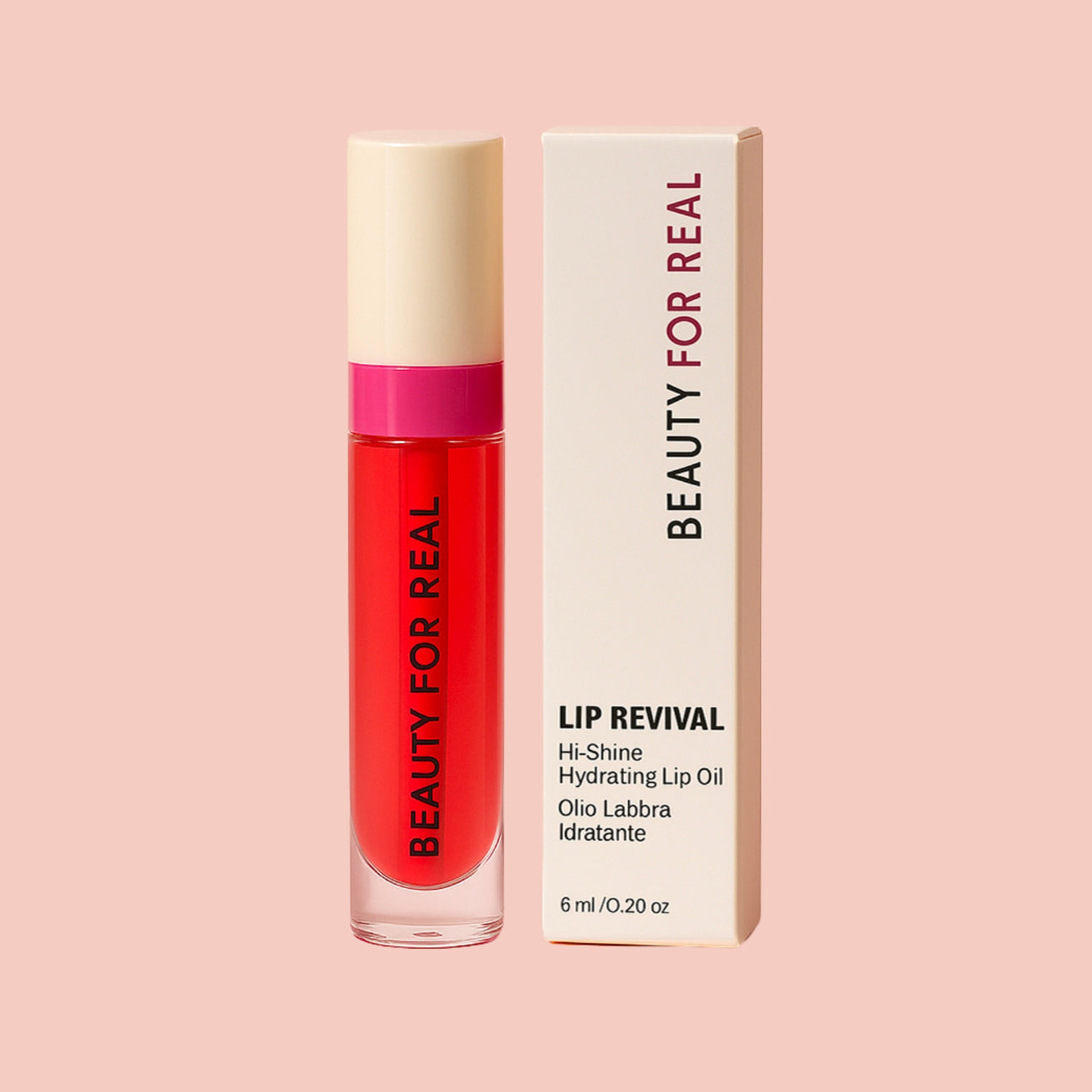 BEAUTY FOR REAL Lip Revival Hi-Shine Hydrating Lip Oil