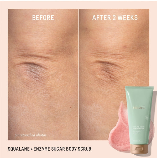 BIOSSANCE Squalane + Enzyme Sugar Body Scrub