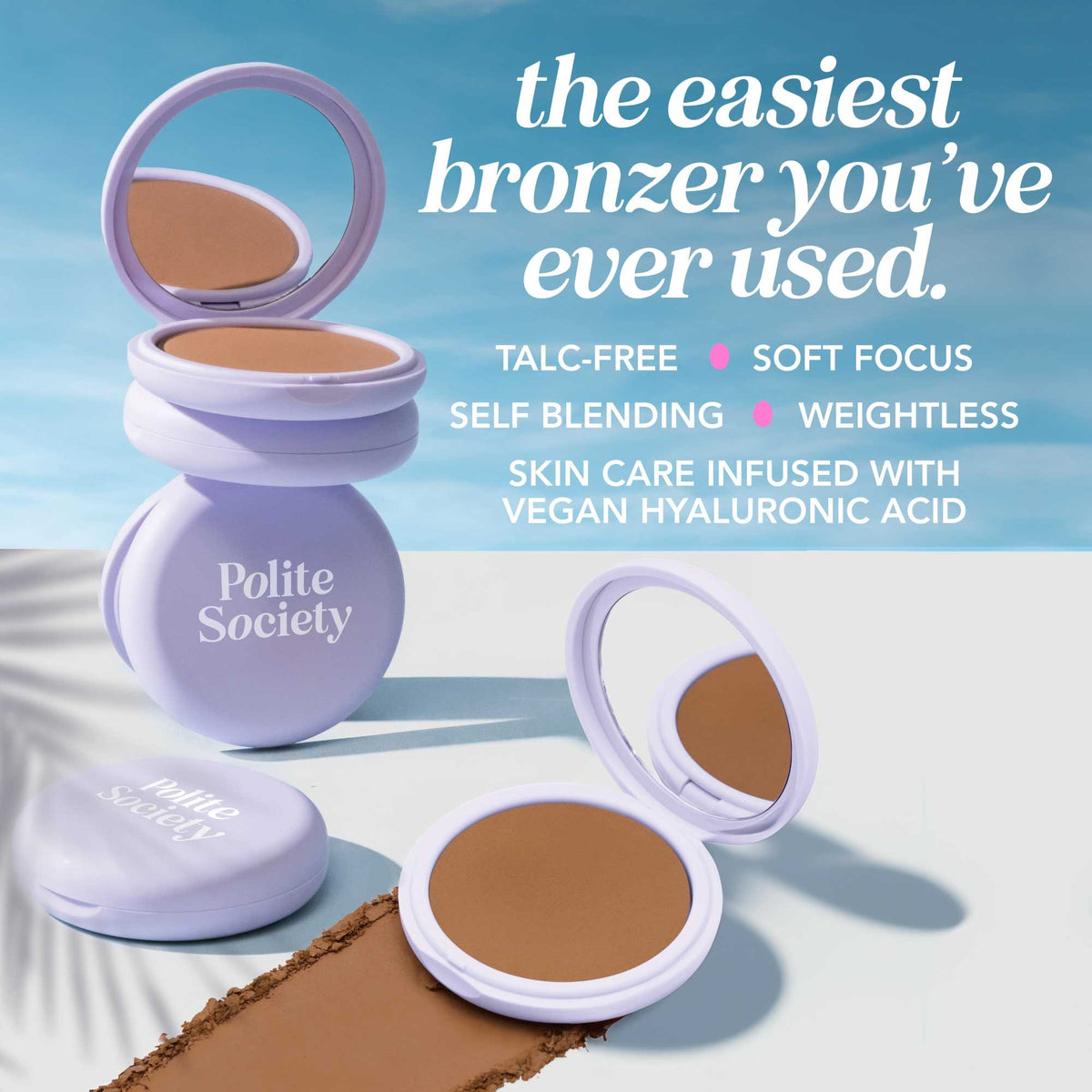 POLITE SOCIETY Cabana Club Blurring Bronzer - Lifestyle