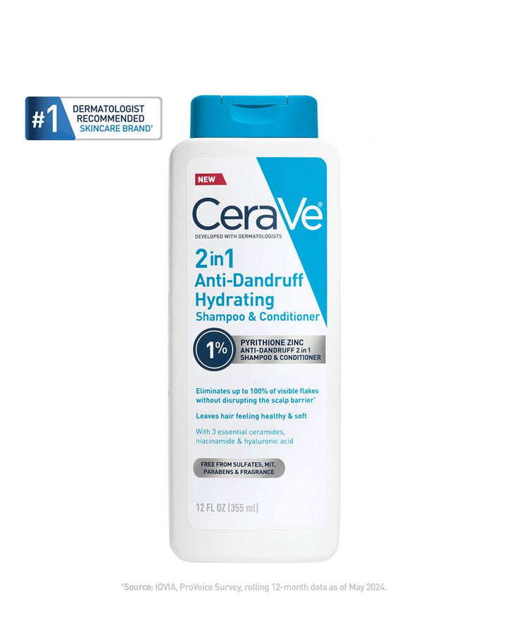 CERAVE 2-in-1 Anti-Dandruff Shampoo