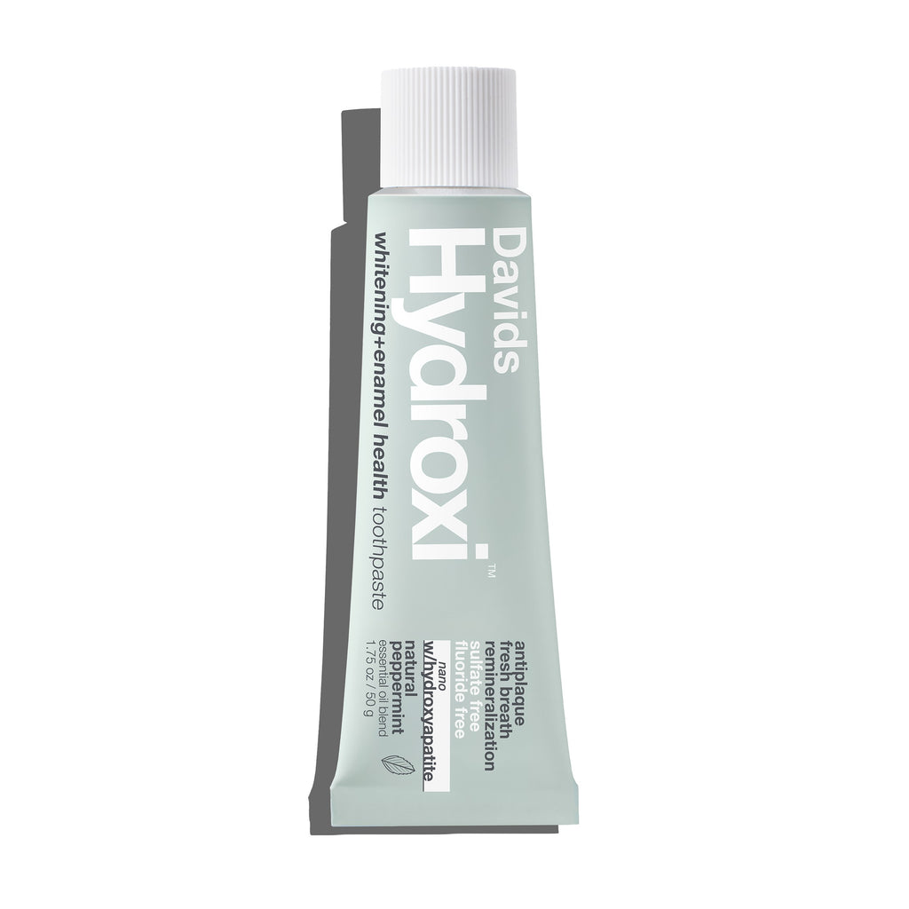 DAVIDS Hydroxi Whitening+ Enamel Health Toothpaste Natural Peppermint tube
