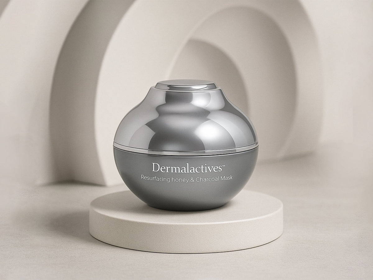 Dermalactives Resurfacing Honey & Charcoal Mask