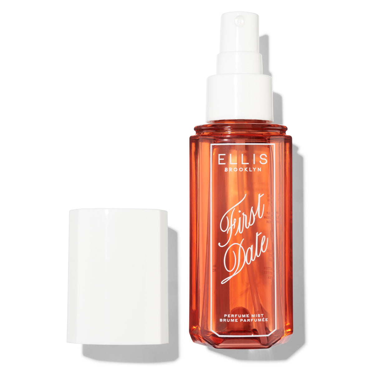 Ellis Brooklyn First Date Perfume Mist bottle with cap off