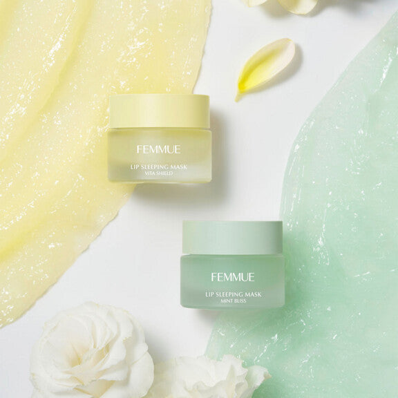 FEMMUE Lip Sleeping Mask - Mint Bliss (green jar)