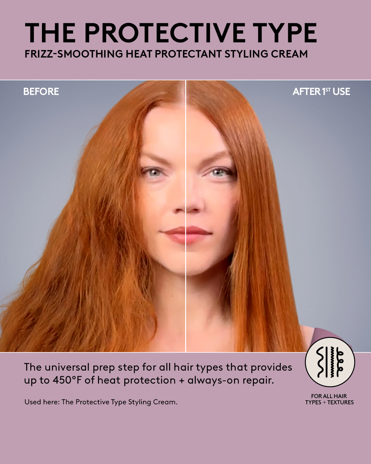 Fenty Hair The Protective Type before and after first use on straight hair