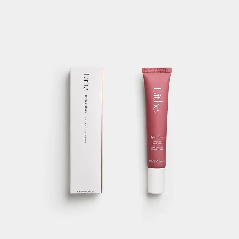LITHE Hydra Gloss Nourishing Lip Treatment in Plush - tube and box