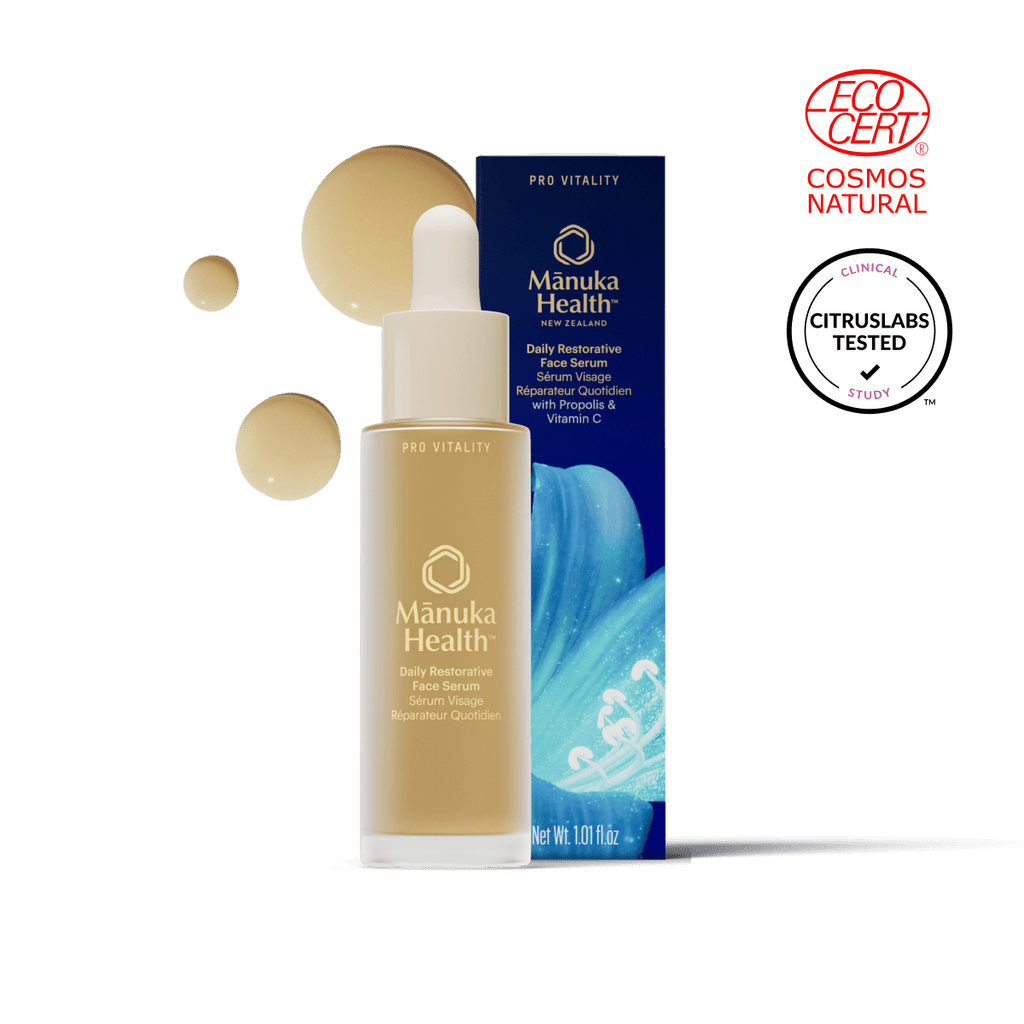 MANUKA HEALTH Pro Vitality Daily Restorative Face Serum with Propolis & Vitamin C