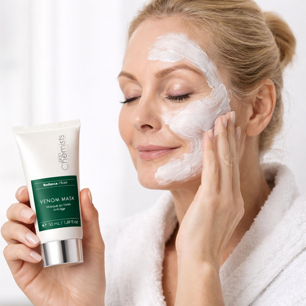SKINCHEMISTS Venom Mask application
