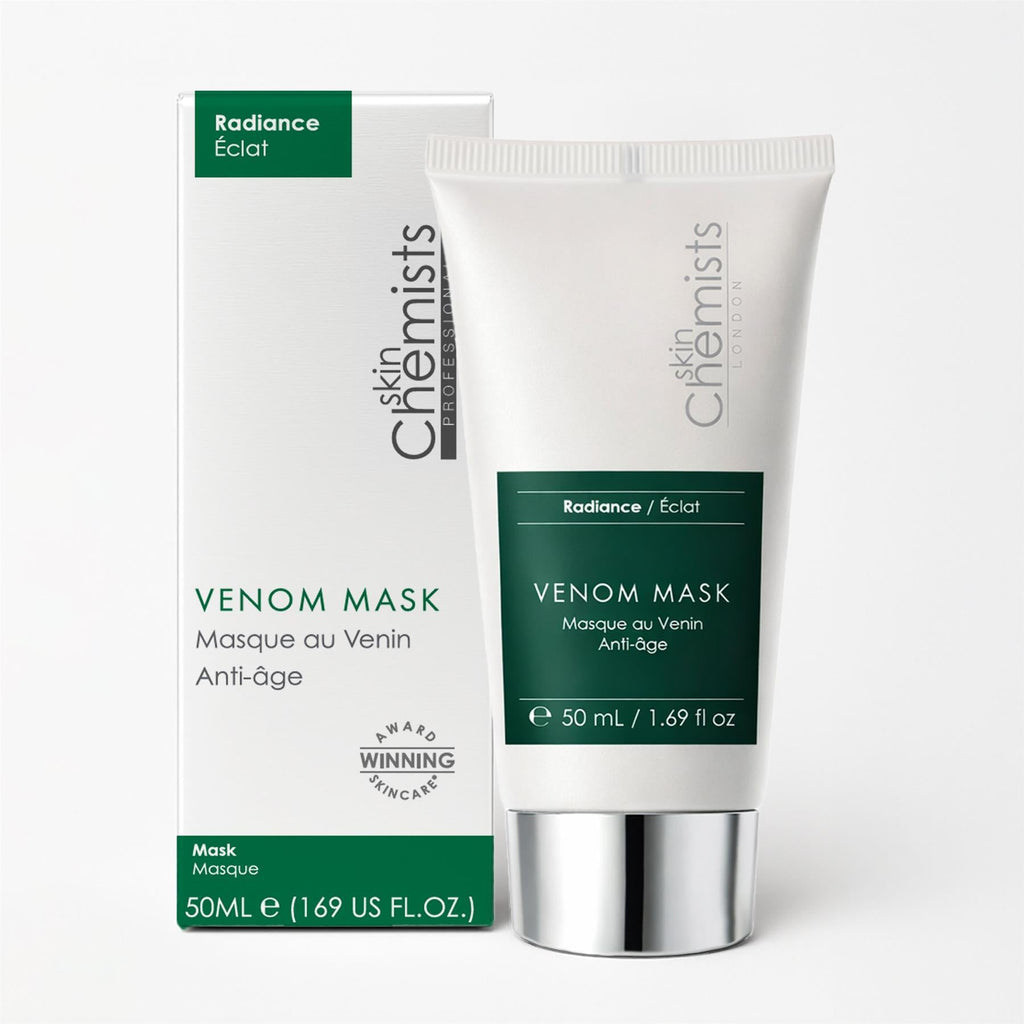 SKINCHEMISTS Venom Mask tube and box