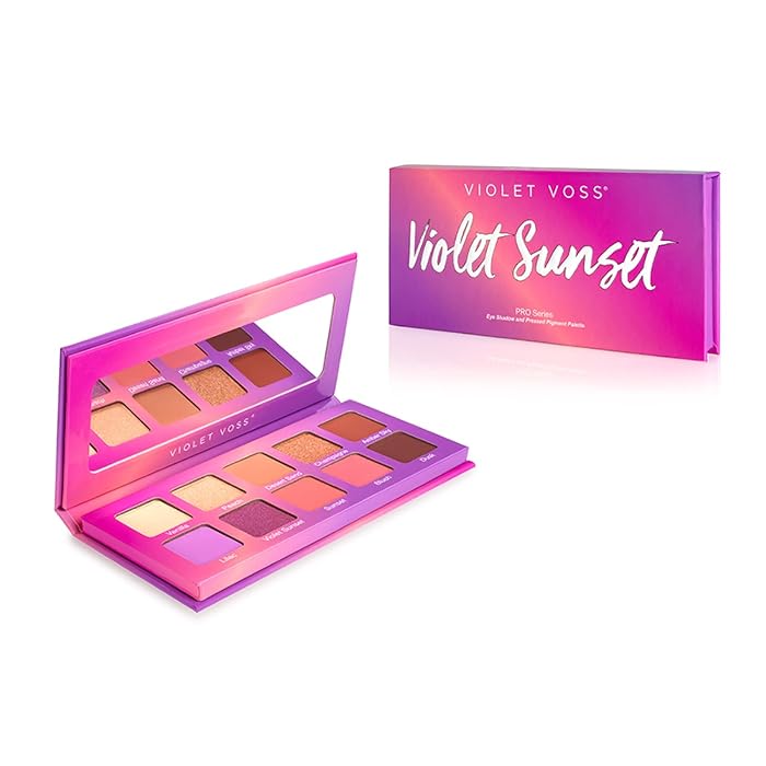 VIOLET VOSS Violet Sunset PRO Series Eye Shadow and Pressed Pigment Palette