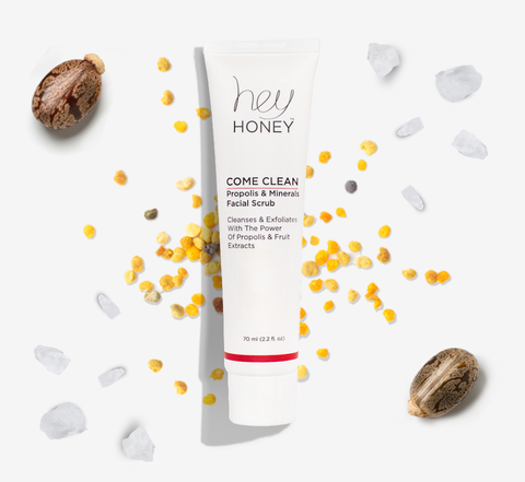 HEY HONEY Come Clean Propolis and Minerals Facial  Scrub