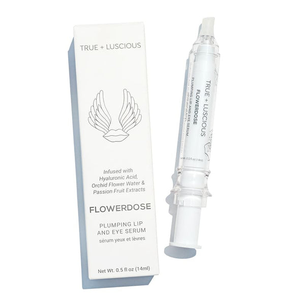 TRUE+LUSCIOUS Flowerdose Plumping Lip  and Eye Serum