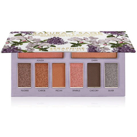 SERAPHINE BOTANICALS Sakura+Sage Vegan Eyeshadow & Blush Palette