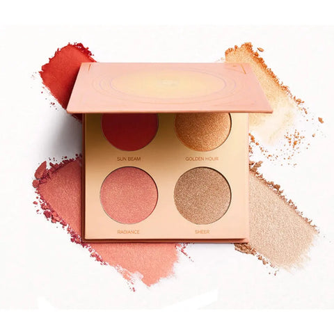 HIPDOT Sun Goddess Quad Face Palette