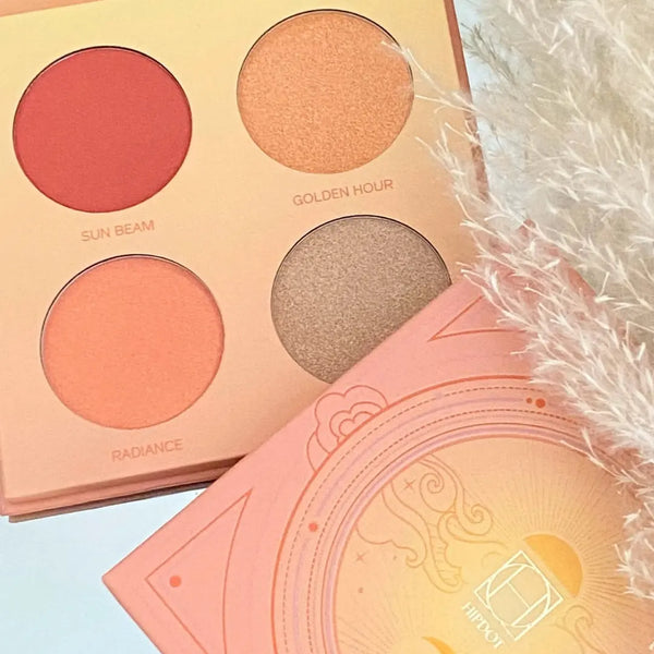 HIPDOT Sun Goddess Quad Face Palette