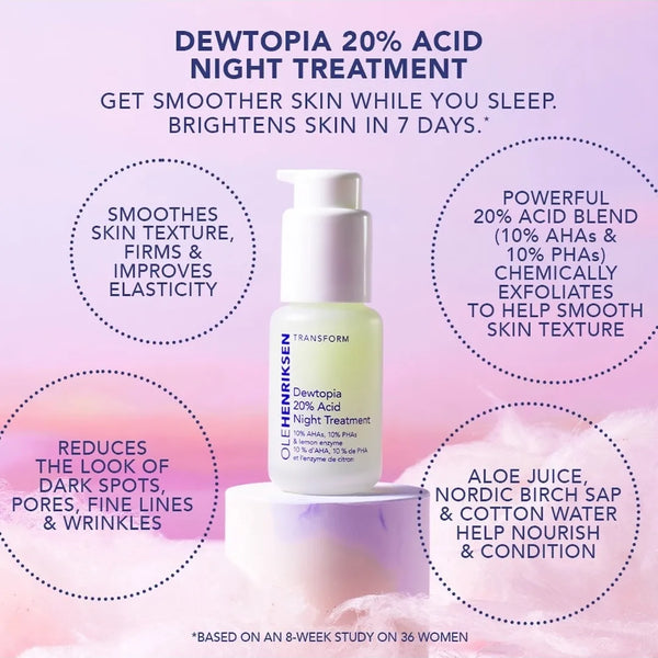 OLEHENRIKSEN Dewtopia 20 Acid Night Treatment