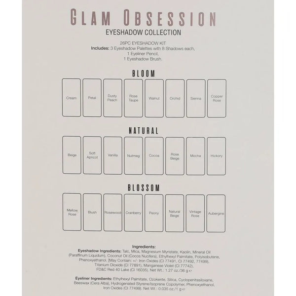 GIORDANO COLORS Glam Obsession Eyeshadow Collection